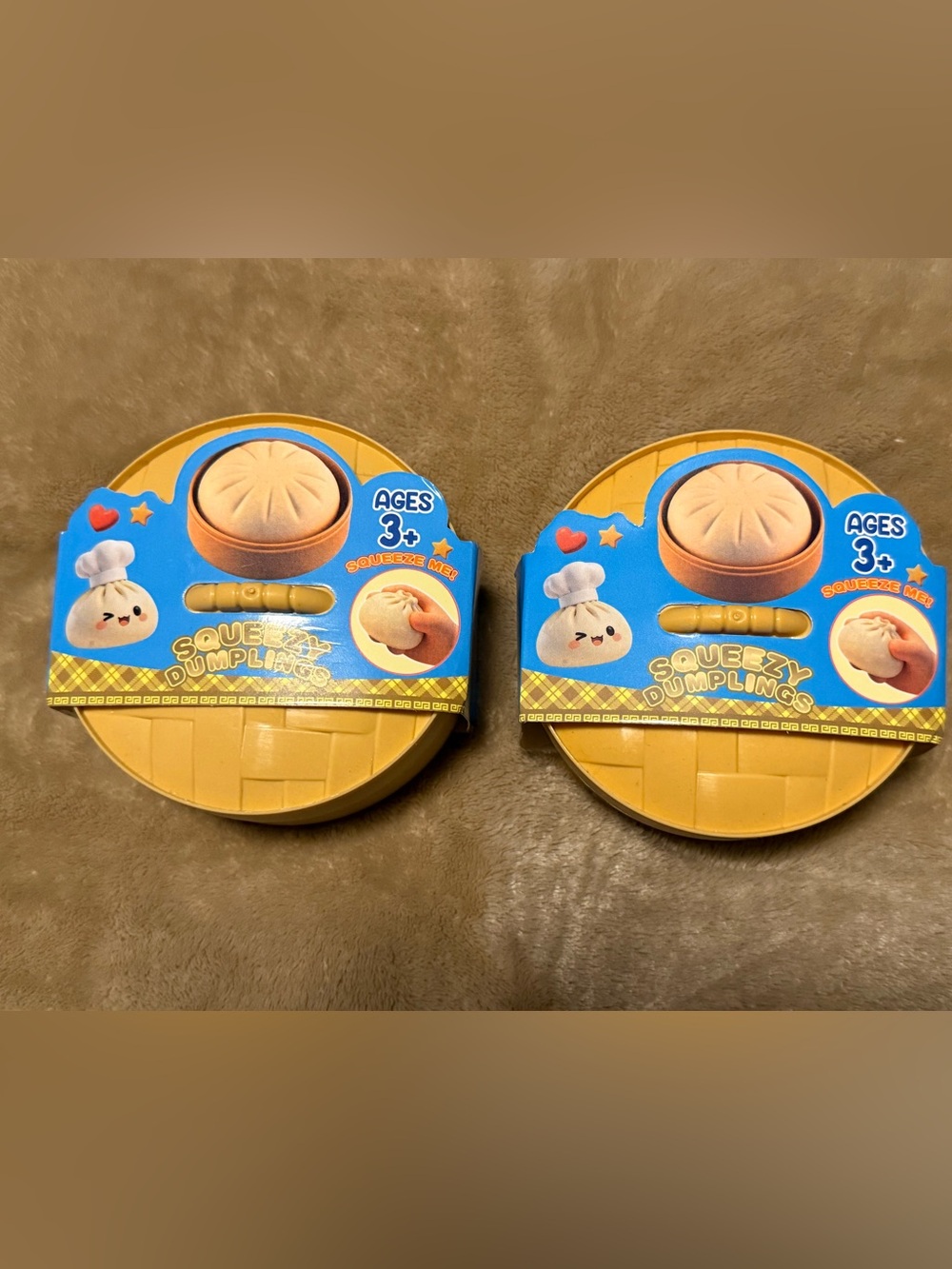 Squeezey Dumpling Kids Toy Mystery Colors. This listing is for (2)